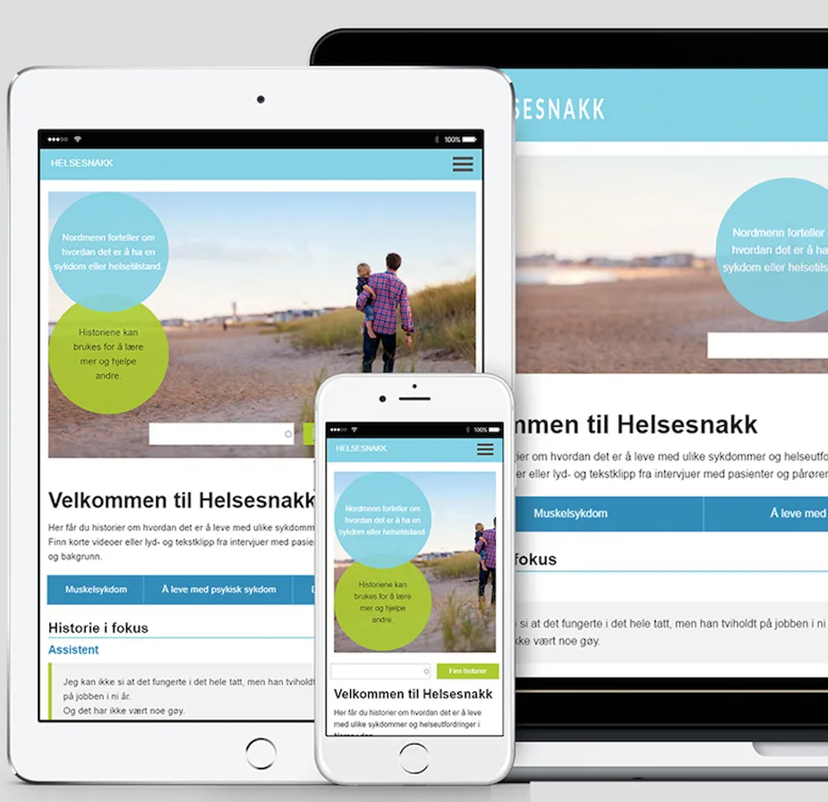 Demo of the Norwegian on mobile, tablet and desktop